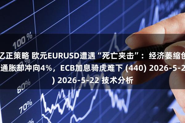 亿正策略 欧元EURUSD遭遇“死亡夹击”：经济萎缩创两年新低，通胀却冲向4%，ECB加息骑虎难下 (440) 2026-5-22 技术分析